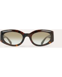 Ferragamo - Rectangular Frame Sunglasses - Lyst