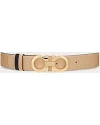 Ferragamo - Damen Verstellbarer Gancini-Wendegürtel - Lyst
