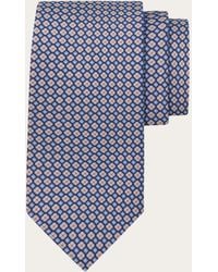 Ferragamo - Flower Print Silk Tie - Lyst