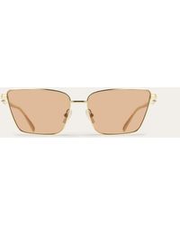 Ferragamo - Butterfly Frame Sunglasses - Lyst