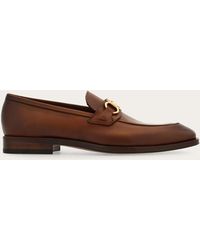 Ferragamo - Loafer With Gancini Buckle - Lyst