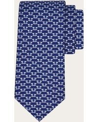 Ferragamo - Terrier Print Silk Tie - Lyst