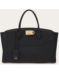 Ferragamo - Damen New Studio Soft Bag (L) - Lyst