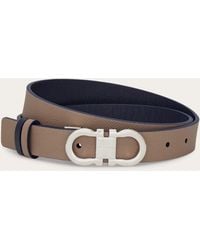 Ferragamo - Gancini Reversible And Adjustable Belt - Lyst