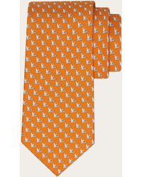 Ferragamo - Mallard Print Silk Tie - Lyst
