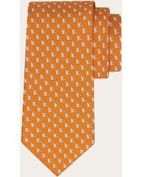 Ferragamo - Mallard Print Silk Tie - Lyst