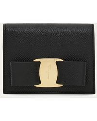 Ferragamo - Damen Geldbörse Mit Vara-Schleife - Lyst