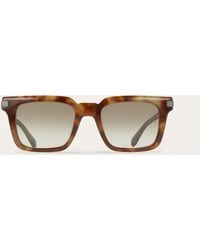 Ferragamo - Rectangular Frame Sunglasses - Lyst
