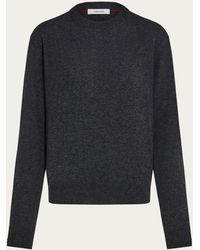Ferragamo - Long Sleeve Knitted Top With Ribbon Detail - Lyst