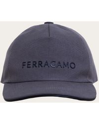 Ferragamo - Men Baseball Cap With Signature - Lyst