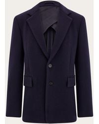 Ferragamo - Single Breasted Jersey Blazer - Lyst