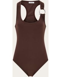 Ferragamo - Gancini Full Swimsuit - Lyst