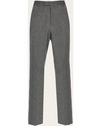 Ferragamo - Flat Front Tailored Trouser - Lyst