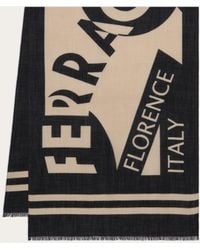 Ferragamo - Uomo Stola Maxi Logo - Lyst
