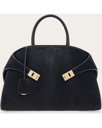 Ferragamo - Pony Skin Hug Top-Handle Bag - Lyst