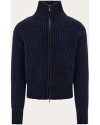 Ferragamo - Knitted Blouson - Lyst