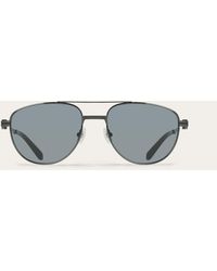 Ferragamo - Aviator Frame Sunglasses - Lyst