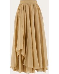 Ferragamo - Layered Skirt - Lyst