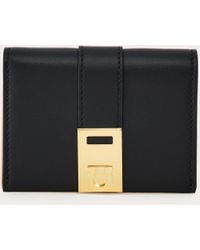 Ferragamo - Hug Compact Two-tone Wallet - Lyst