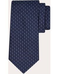 Ferragamo - Double Gancini Silk Jacquard Tie - Lyst