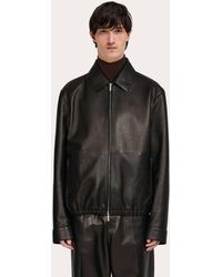 Ferragamo - Herren Blouson Aus Hirschleder - Lyst