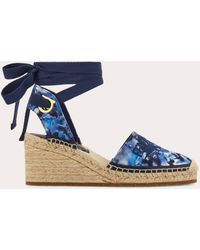 Ferragamo - Carnation Print Espadrilles .5 - Lyst