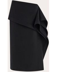 Ferragamo - Asymmetric Skirt With Peplum Detail - Lyst