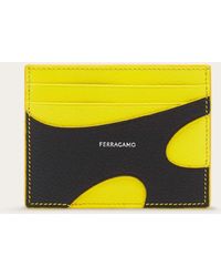 Ferragamo - Porta carte di credito con cut out - Lyst