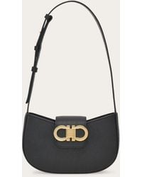 Ferragamo - Damen Doppel-Gancini-Mini-Bag - Lyst
