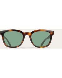 Ferragamo - Square Frame Sunglasses - Lyst