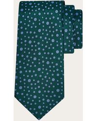 Ferragamo - Pois Print Silk Tie - Lyst