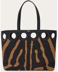 Ferragamo - Gancini Outline Tote Bag (L) - Lyst