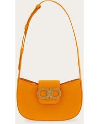 Ferragamo - Damen Doppel-Gancini-Mini-Bag - Lyst
