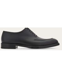 Ferragamo - Oxford Shoe With Stitching Detail - Lyst