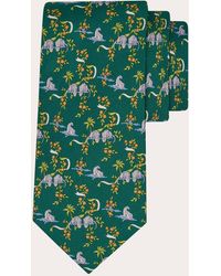 Ferragamo - Amazon Print Silk Tie - Lyst
