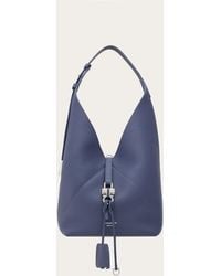 Ferragamo - Damen V-Shaped Hobo-Tasche (M) - Lyst