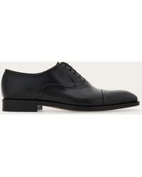 Ferragamo - Oxford Shoe With Toe Cap .5 - Lyst