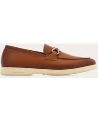 Ferragamo - Casual Loafer With Gancini Ornament .5 - Lyst