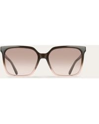 Ferragamo - Rectangular Frame Sunglasses - Lyst