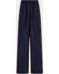 Ferragamo - Silk Trouser - Lyst