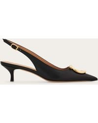 Ferragamo - Maxi Gancini Slingback Pump - Lyst