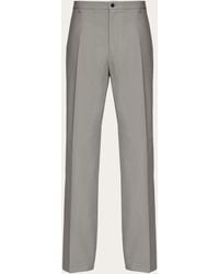 Ferragamo - Silk And Viscose Tailored Trouser - Lyst