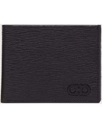 Ferragamo - Gancini Wallet With Id Window - Lyst