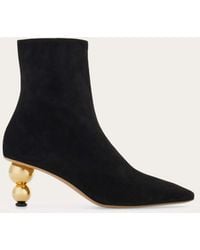 Ferragamo - Spherical Heel Ankle Boot - Lyst