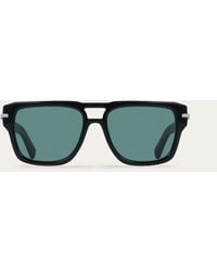 Ferragamo - Navigator Frame Sunglasses - Lyst