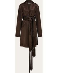 Ferragamo - Satin Jacket - Lyst