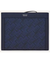 Ferragamo - Uomo Pouch Monogram - Lyst