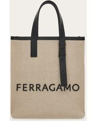 Ferragamo - Tote bag with signature - Lyst
