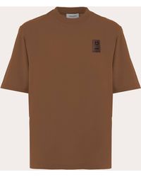 Ferragamo - Organic Cotton T-shirt - Lyst