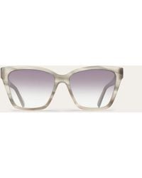 Ferragamo - Rectangular Frame Sunglasses - Lyst